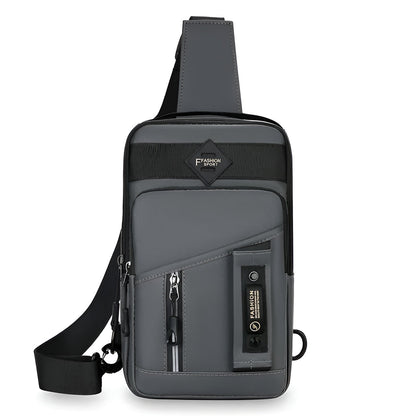 UrbanGuard Mens Anti Theft Chest Bag Waterproof Secure Travel Companion For Professionals