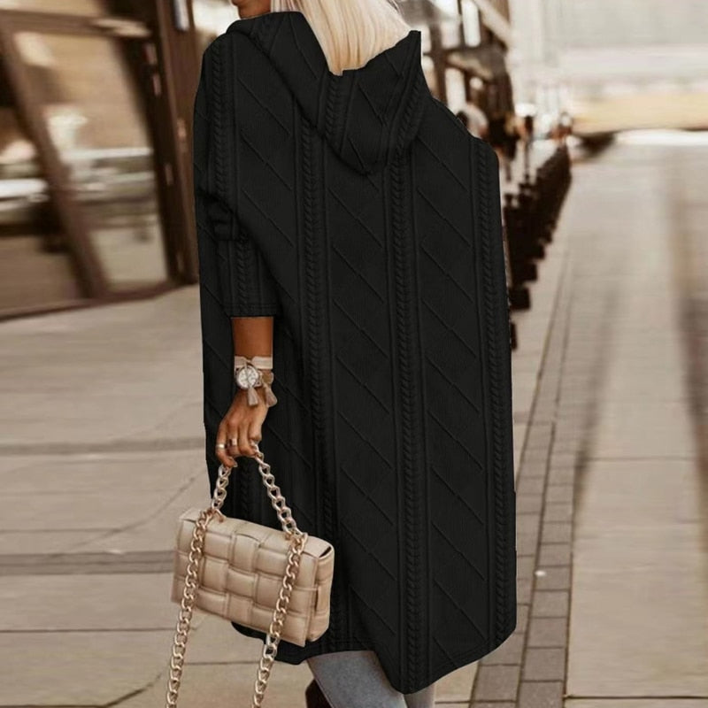 Nova Hooded Coat For Women With Windproof Warmth And Cozy Comfort And Premium Modern Style For Cold Weather