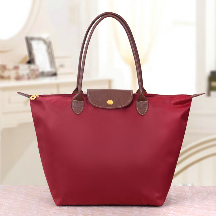 Oxford Shoulder Bag Luxurious Durable For Professional Women With Spacious Interior