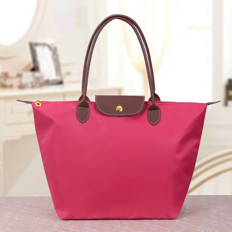 Oxford Shoulder Bag Luxurious Durable For Professional Women With Spacious Interior