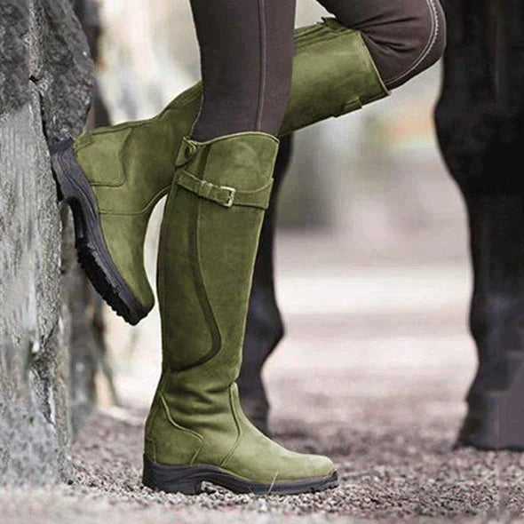 Women’s Stylish Knee High Boots | Waterproof Grip Sole