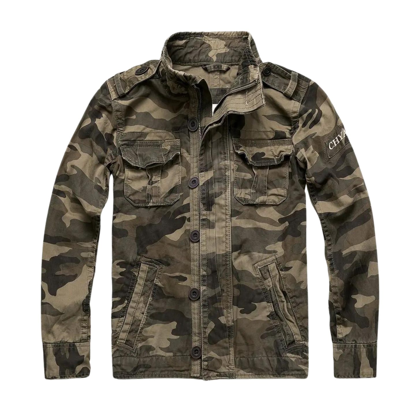TrendAura Theodore Regular Fit Denim Jacket For Men With Retro Casual Style And Multiple Pockets