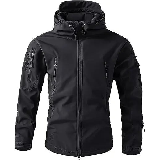 Mens Tactical Softshell Jacket Weatherproof Durable For Outdoor Professionals And Adventurers