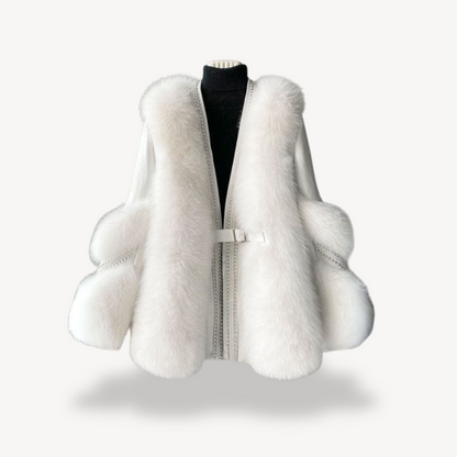 Women's Fashionable Fur Coat | Long