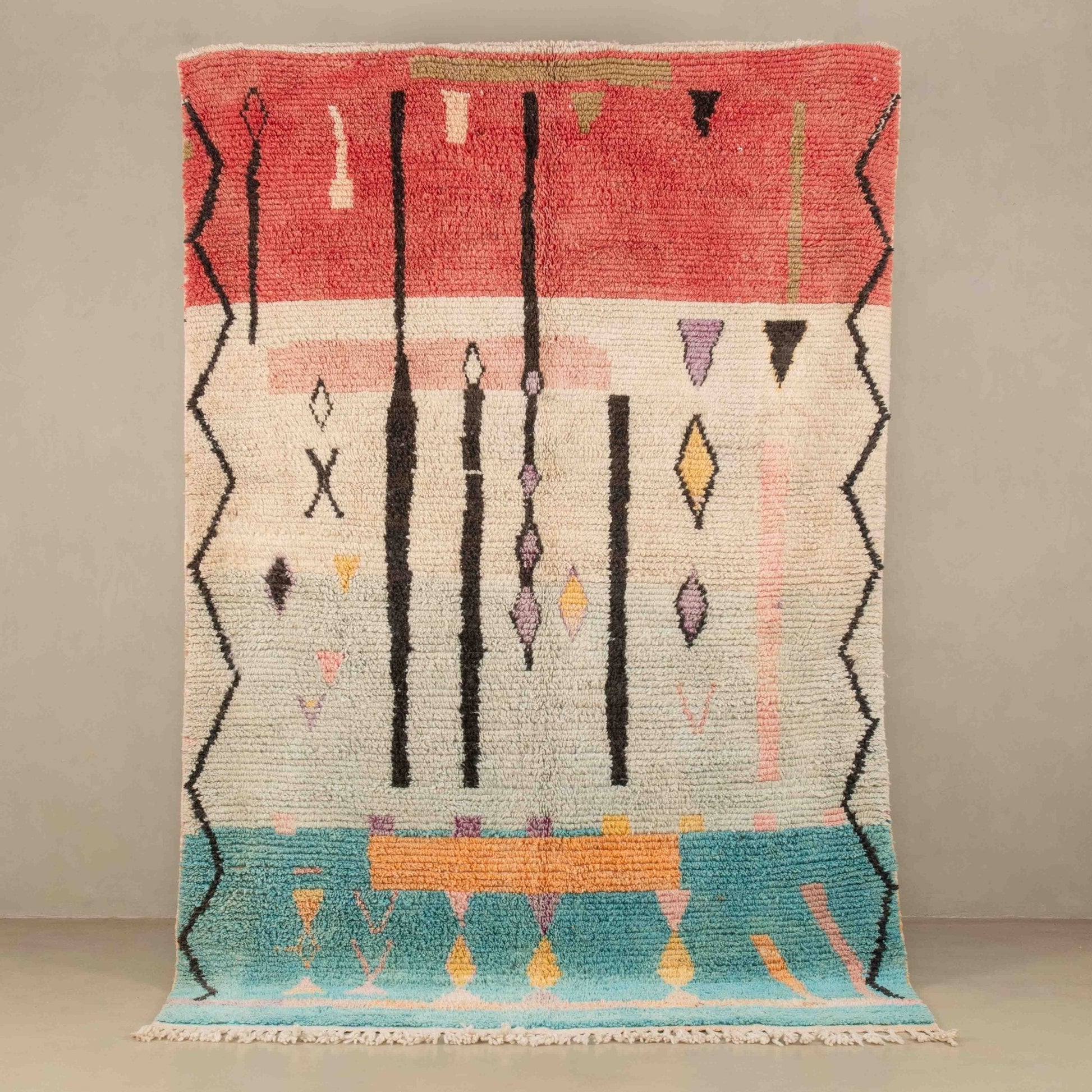 Wafia - vintage boujad rug - TrendAura