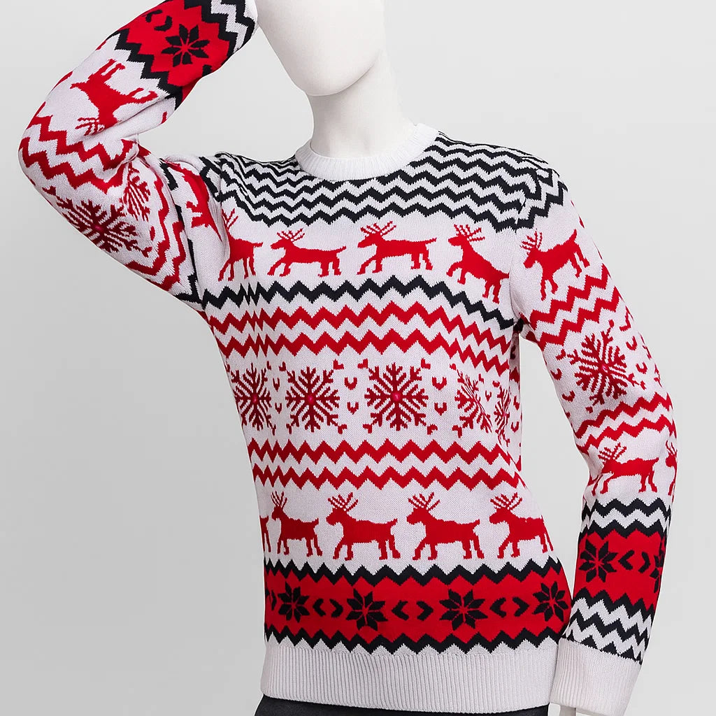 Unisex Winter Reindeer Sweater | Cozy Design