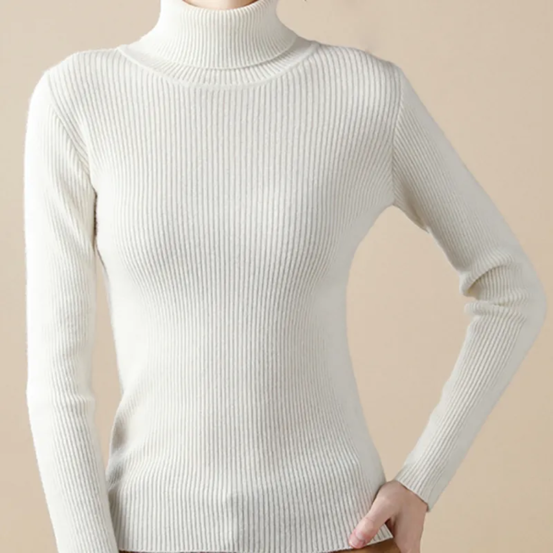 Women’s Knit Turtleneck Jumper | Long Sleeve