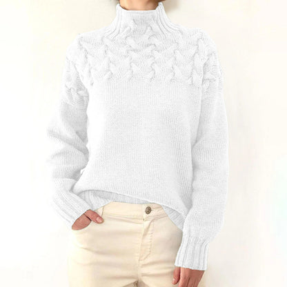 Milly Knitted Turtleneck Sweater For Women Warm Cozy Durable Soft Yarn Winter Fashion Essential For Stylish Everyday