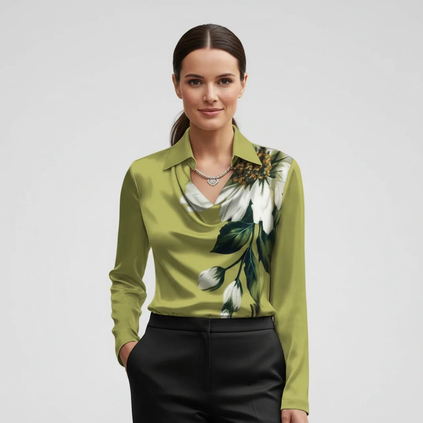 Women's Cowl Neck Blouse