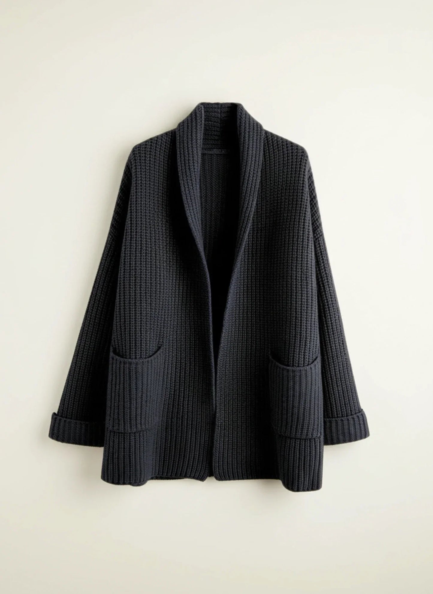 Women's Oversized Open Front Cardigan
