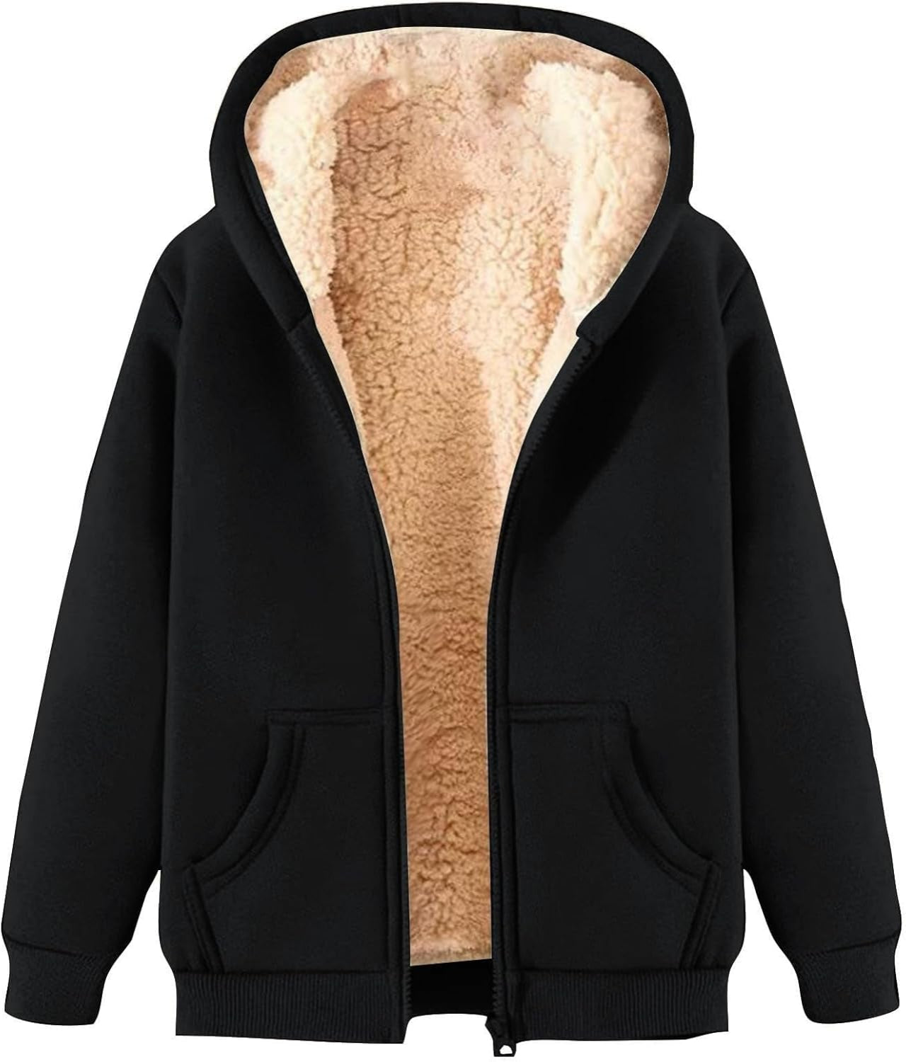 Trijnie - Soft and warm fleece hoodie for women