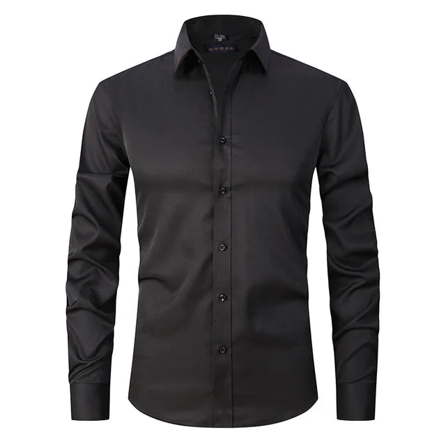 Kevin Slim Fit Button Down Shirt For Men By TrendAura Modern Tailored Dress Shirt For Professional And Casual Wear