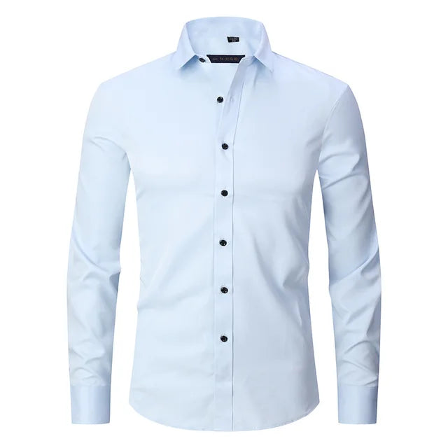 Kevin Slim Fit Button Down Shirt For Men By TrendAura Modern Tailored Dress Shirt For Professional And Casual Wear