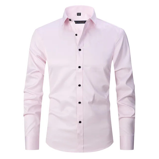 Kevin Slim Fit Button Down Shirt For Men By TrendAura Modern Tailored Dress Shirt For Professional And Casual Wear