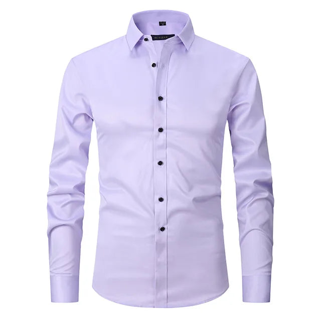 Kevin Slim Fit Button Down Shirt For Men By TrendAura Modern Tailored Dress Shirt For Professional And Casual Wear