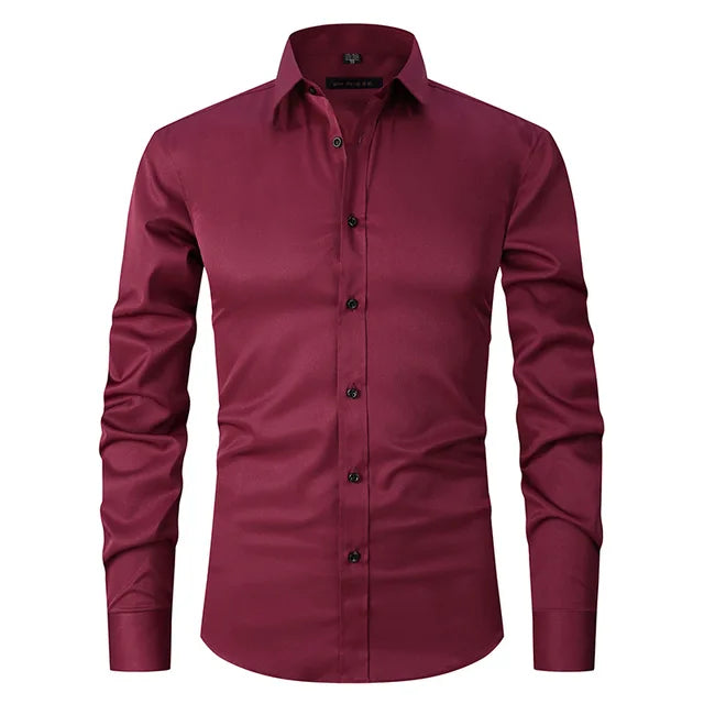 Kevin Slim Fit Button Down Shirt For Men By TrendAura Modern Tailored Dress Shirt For Professional And Casual Wear