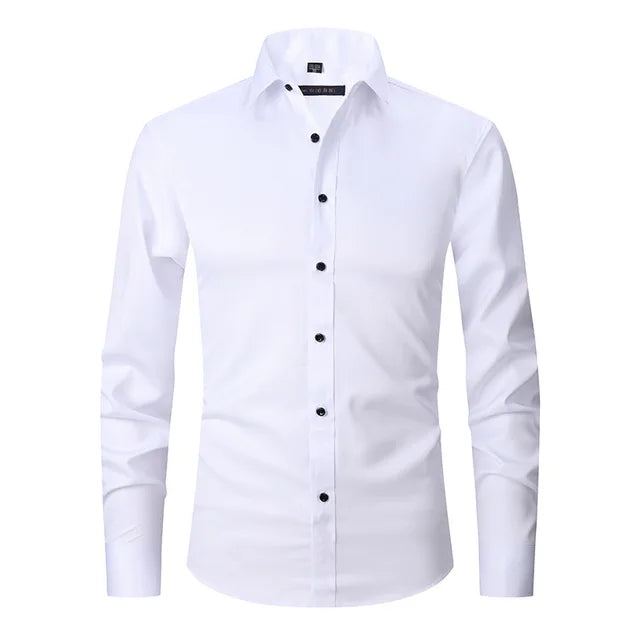 Kevin Slim Fit Button Down Shirt For Men By TrendAura Modern Tailored Dress Shirt For Professional And Casual Wear