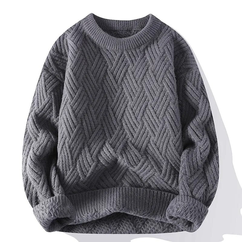 Gael Vintage Cable Knit Sweater By TrendAura Soft Textured Knit For Cozy Layering And Timeless Style