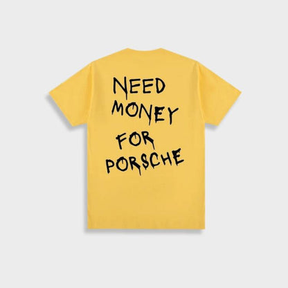 Nicky Need Money For Porsche Vintage T Shirt For Men Stylish Summer Tee With Retro Charm