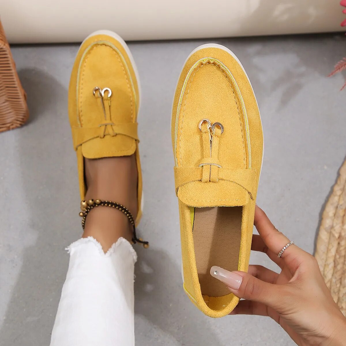 Kestrel Moccasins For Women All Day Comfort In Soft PU Suede Leather Look Luxury Casual Shoes