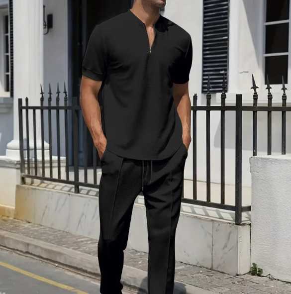 Milton Linen Summer Set for Men Breathable Comfort and Timeless Style Premium Everyday Wear