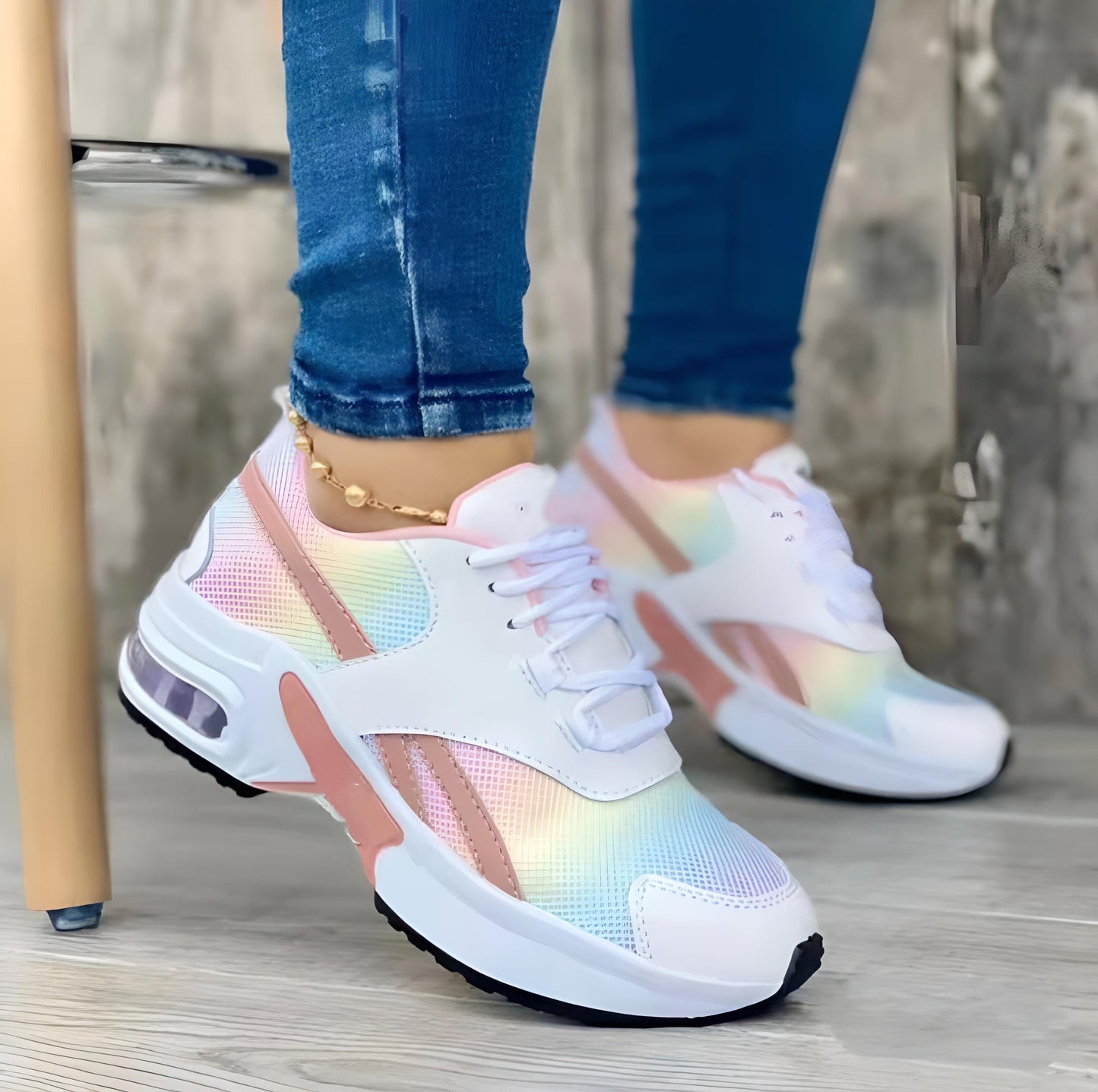 Luna Women's Ergonomic Sneakers Breathable All Day Comfort For City Walks And Casual Everyday Style